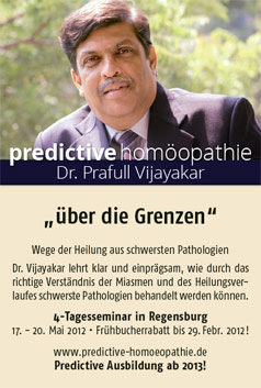 Über die Grenzen - Seminar mit Dr. Prafull Vijayakar